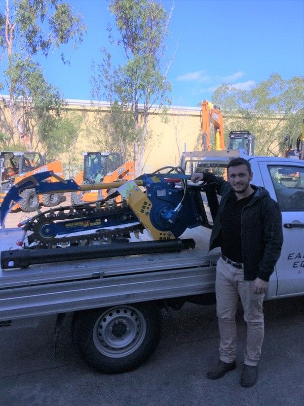 MT900 Trencher on its way to Hartnell & Connolly MT900 Trencher on its way to Hartnell & Connolly